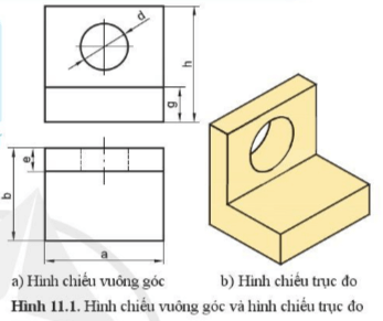 Hình 11.1a và 11.1b có biểu diễn cùng hình dạng của một vật thể hay không