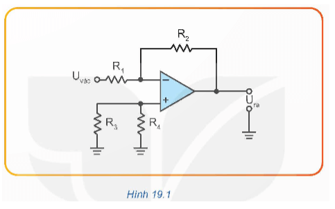 Quan sát Hình 19.1 và cho biết trong mạch có các linh kiện điện tử nào