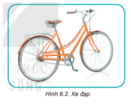 Quan sát và cho biết Các chi tiết của xe đạp trong Hình 6.2 được làm từ vật liệu gì?