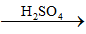 Cho axit sunfuric đặc vào cốc đựng đường (C12H22O11), nêu hiện tượng và viết phương trình hóa học