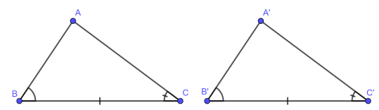 Các trường hợp bằng nhau của hai tam giác hay, chi tiết