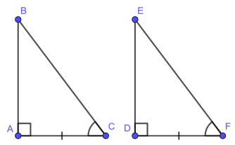 Các trường hợp bằng nhau của hai tam giác hay, chi tiết
