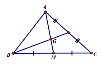 Công thức về tính chất trọng tâm của tam giác lớp 7 (hay, chi tiết)