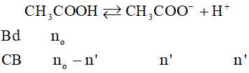 Công thức tính độ điện li lớp 11 (hay, chi tiết) (ảnh 1)