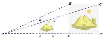 Công thức về tỉ số đồng dạng của hai hình đồng dạng phối cảnh lớp 8 (hay, chi tiết)