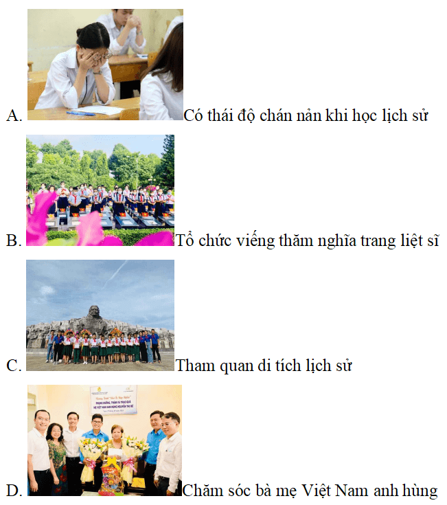 Trắc nghiệm Đạo đức lớp 5 Cánh diều Bài 1 (có đáp án): Em biết ơn những người có công với quê hương, đất nước