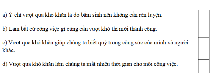 Trắc nghiệm Đạo đức lớp 5 Cánh diều Bài 3 (có đáp án): Em nhận biết khó khăn