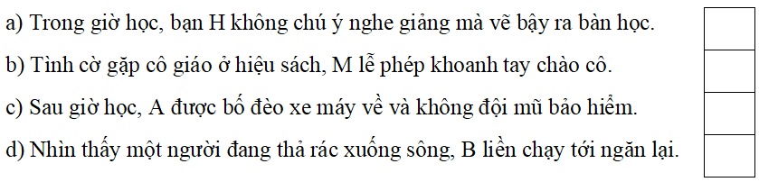 Trắc nghiệm Đạo đức lớp 5 Cánh diều Bài 5 (có đáp án): Em bảo vệ cái đúng, cái tốt