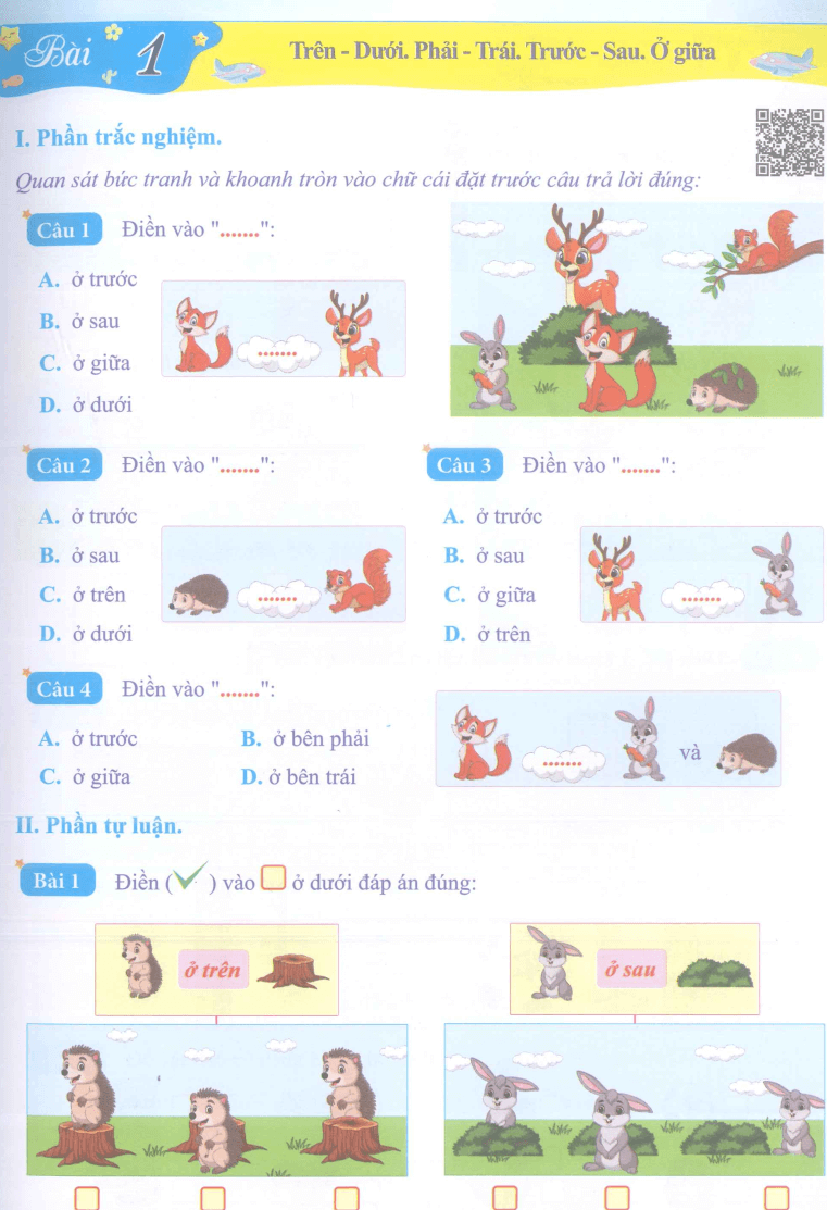 Bài tập Toán lớp 1 Cánh diều (có lời giải) | Bài tập hàng ngày Toán lớp 1