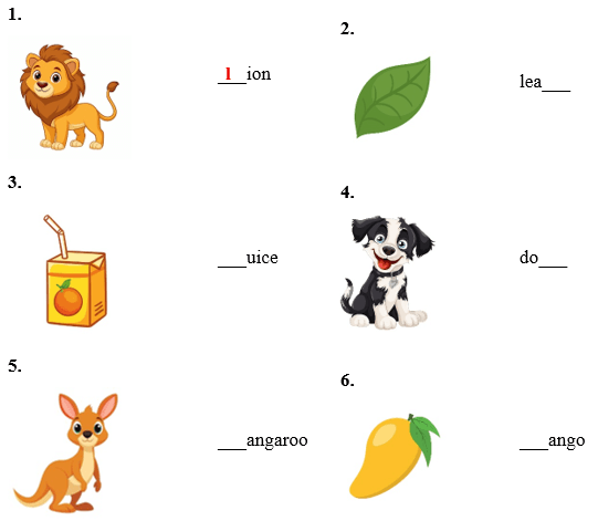 Đề cương ôn tập Học kì 2 Tiếng Anh lớp 1 Family and Friends (có lời giải)