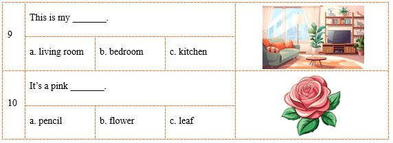 Đề cương ôn tập Học kì 2 Tiếng Anh lớp 1 iLearn Smart Start (có lời giải)