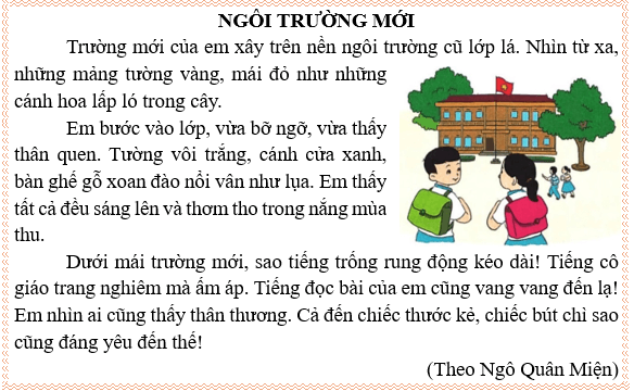 10 Đề thi Cuối Học kì 1 Tiếng Việt lớp 1 Chân trời sáng tạo năm 2025 Thông tư 27