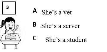 Đề thi môn Tiếng Anh lớp 1 Học kì 2 có đáp án (Đề 2)