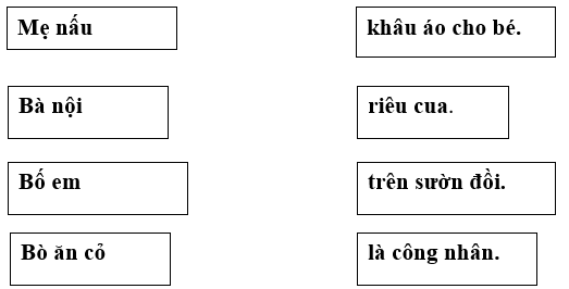 Đề thi môn Tiếng Việt lớp 1 Học kì 1 có đáp án (Đề 3)