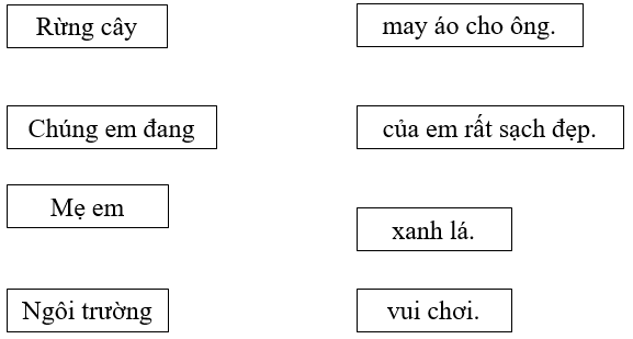 Đề thi môn Tiếng Việt lớp 1 Học kì 1 có đáp án (Đề 5)
