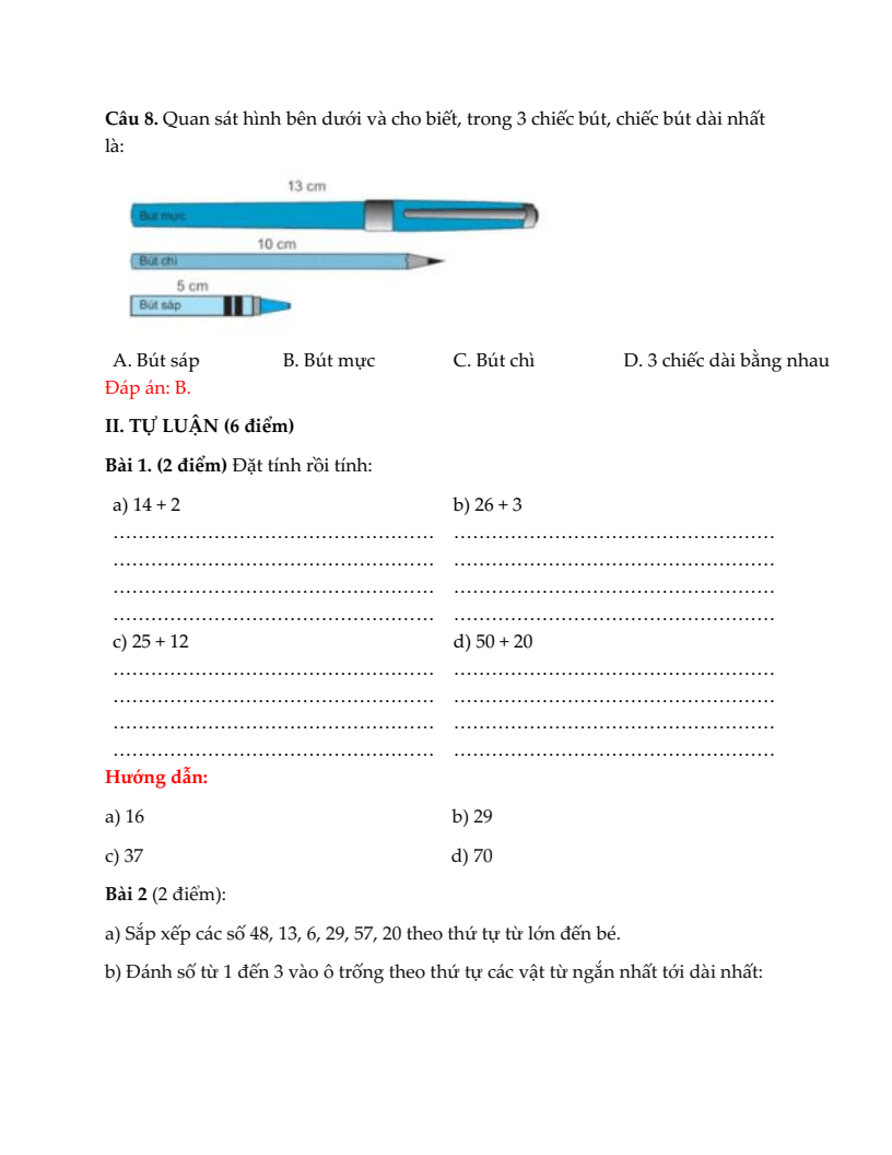 20+ Đề thi Toán lớp 1 Giữa kì 2 Kết nối tri thức 2026 (tải nhiều)