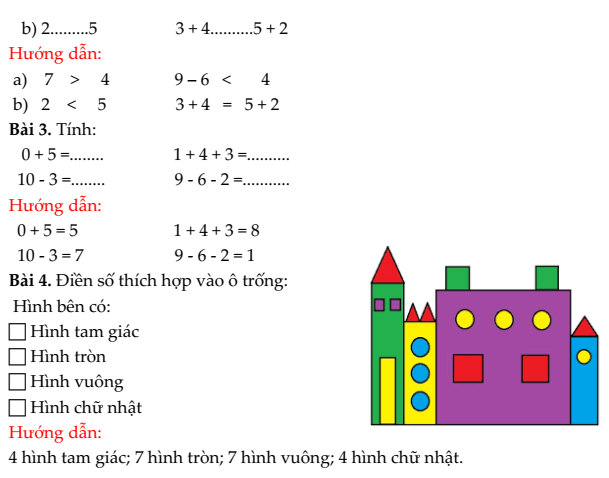 14+ Đề thi Toán lớp 1 Cuối Học kì 1 Chân trời sáng tạo năm 2025 tải nhiều nhất