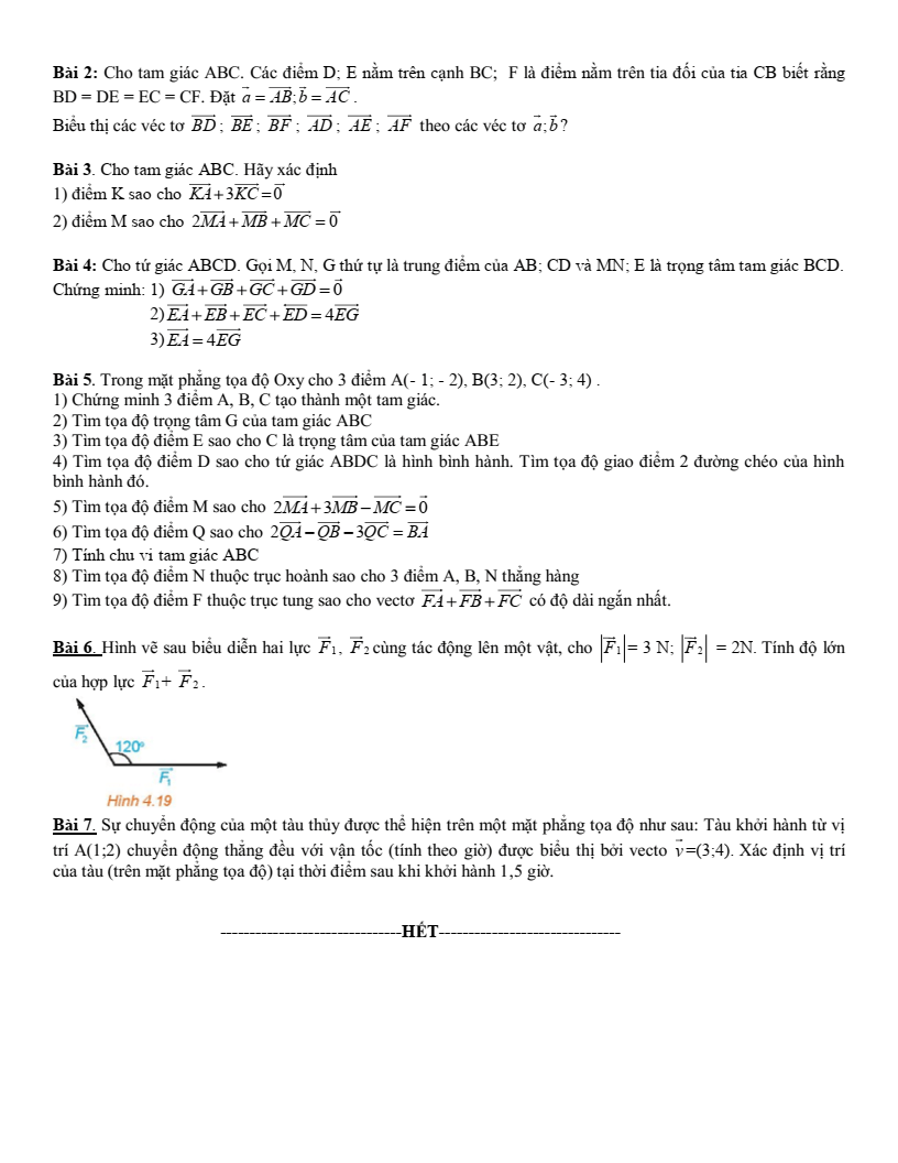 Đề cương ôn tập Học kì 1 Toán 10 trường THPT Đại Mỗ năm 2025-2026