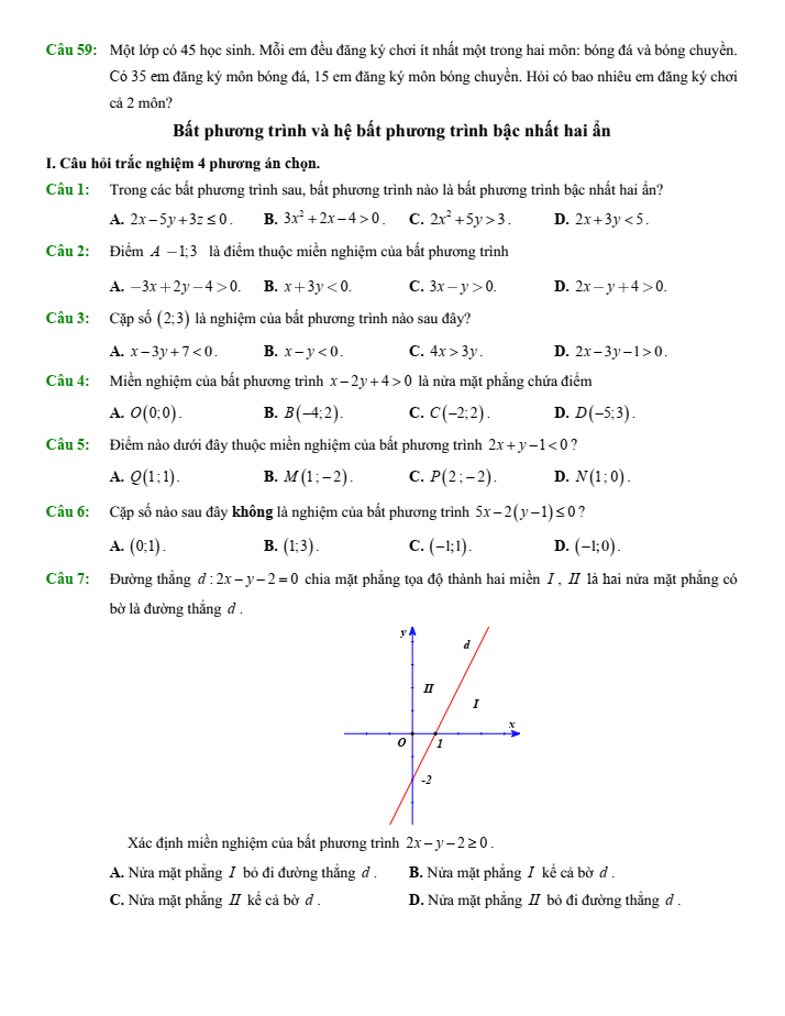 Đề cương ôn tập Giữa kì 1 Toán 10 trường THPT Trần Phú – Hoàn Kiếm năm 2025-2026