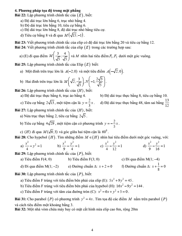 Đề cương ôn tập Giữa kì 2 Toán 10 trường THPT Chuyên Bảo Lộc năm 2024-2025