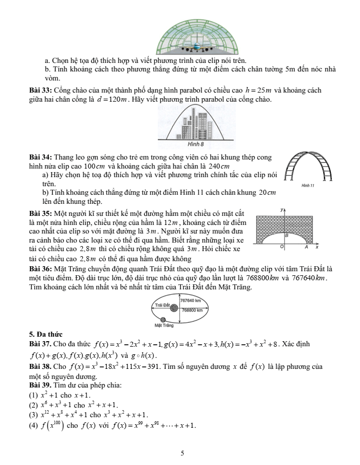 Đề cương ôn tập Giữa kì 2 Toán 10 trường THPT Chuyên Bảo Lộc năm 2024-2025