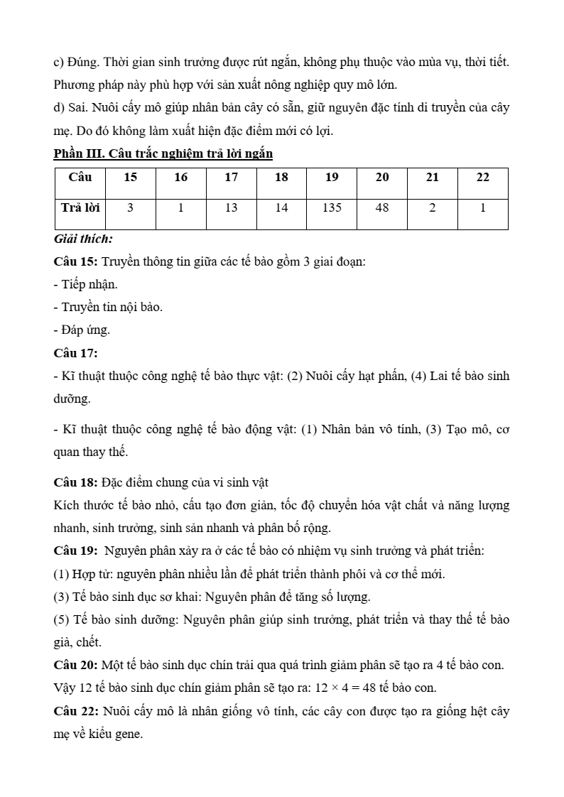 6+ Đề thi Giữa kì 2 Sinh học 10 Cánh diều (có đáp án)