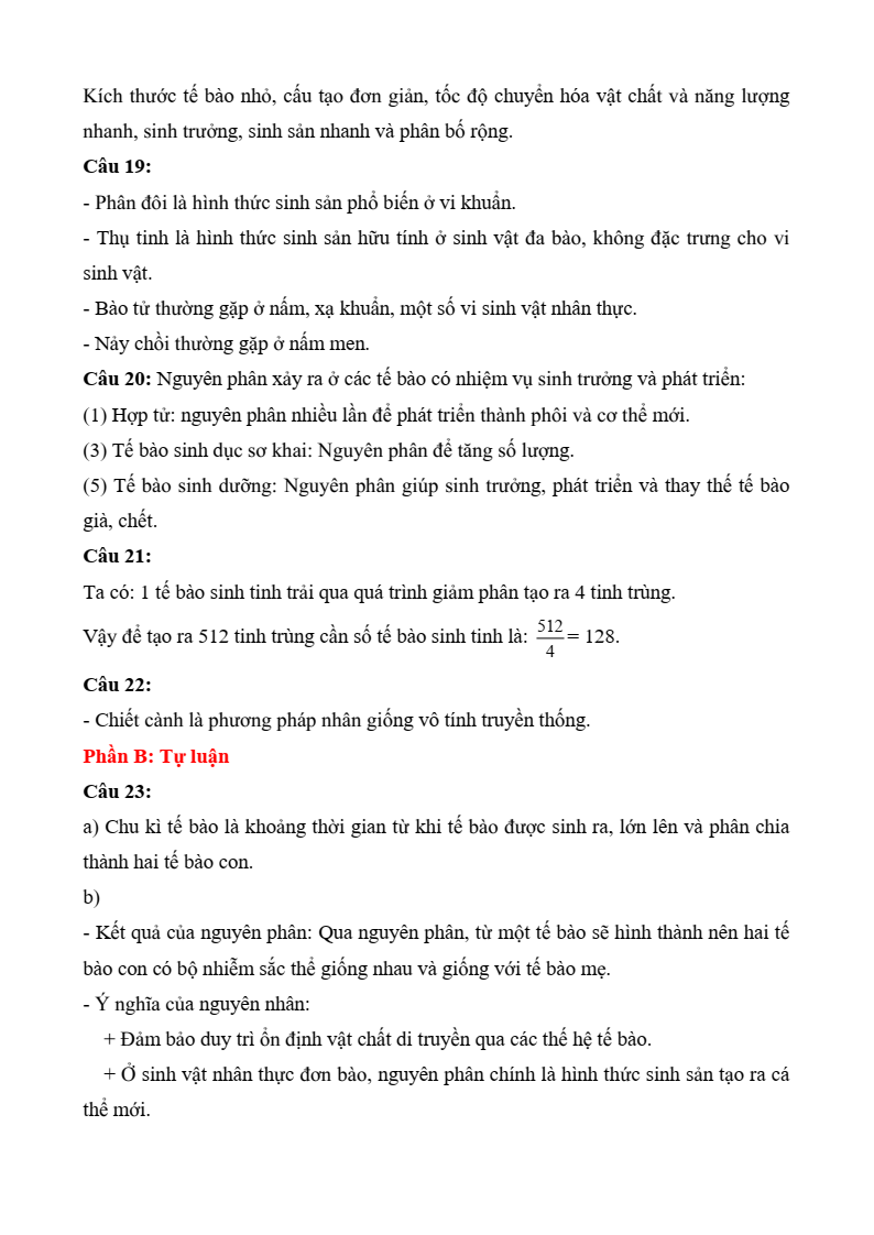 6+ Đề thi Giữa kì 2 Sinh học 10 Kết nối tri thức (có đáp án)