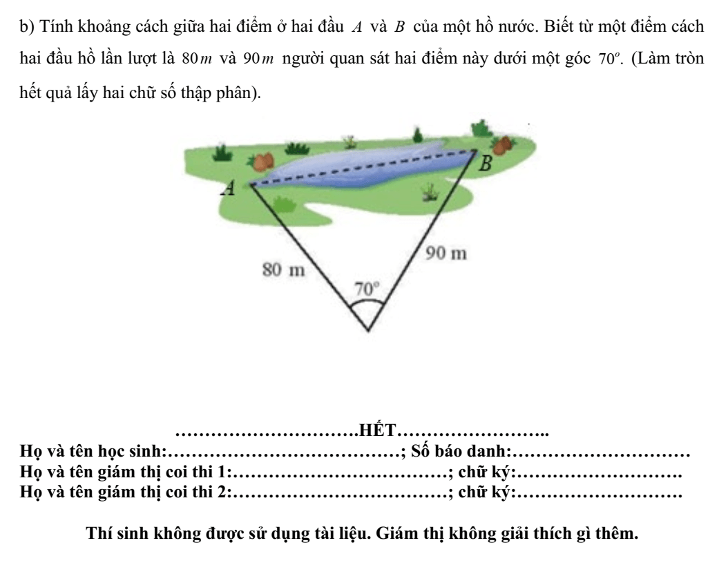 Đề thi Giữa kì 1 Toán 10 năm 2024-2025 trường THPT Trung An (Cần Thơ)