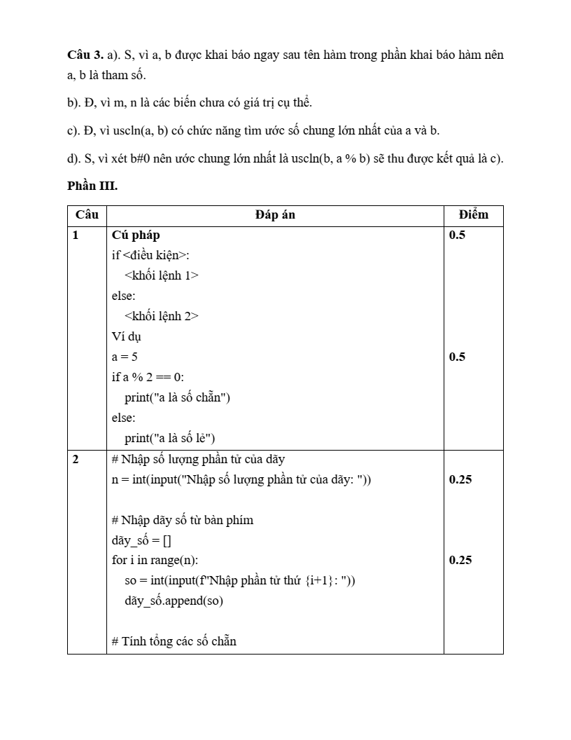7+ Đề thi Giữa kì 2 Tin học 10 Kết nối tri thức (có đáp án)