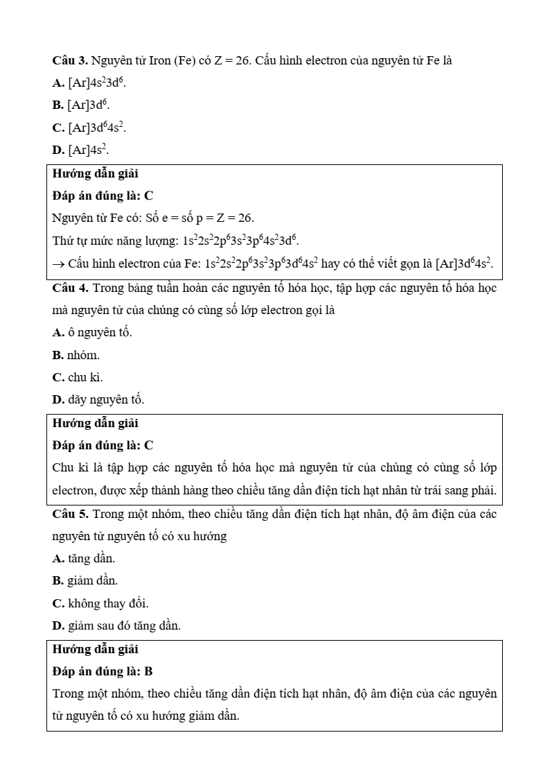 12 Đề thi Học kì 1 Hóa học 10 Cánh Diều năm 2025 (có đáp án)