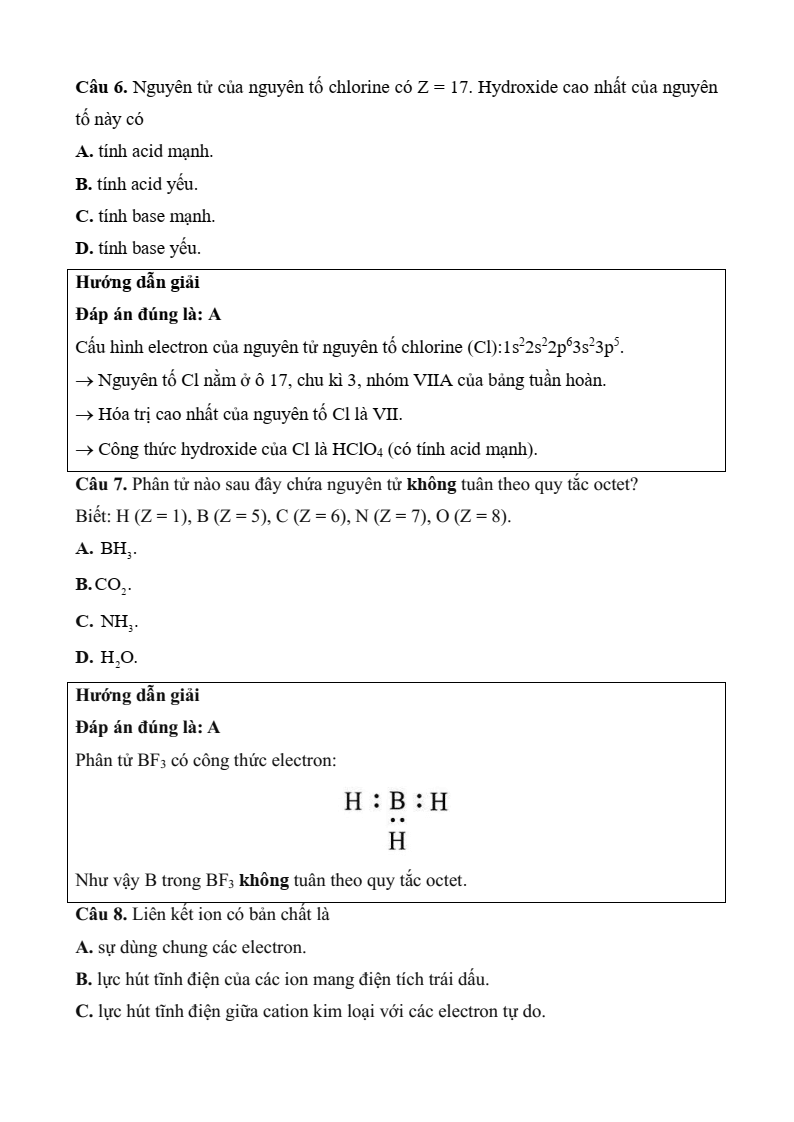 12 Đề thi Học kì 1 Hóa học 10 Cánh Diều năm 2025 (có đáp án)