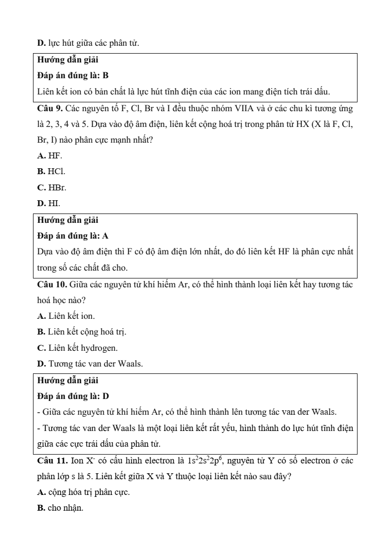 12 Đề thi Học kì 1 Hóa học 10 Cánh Diều năm 2025 (có đáp án)