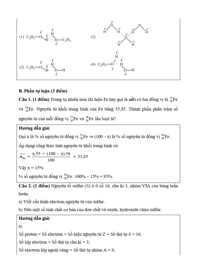 12 Đề thi Học kì 1 Hóa học 10 Cánh Diều năm 2025 (có đáp án)