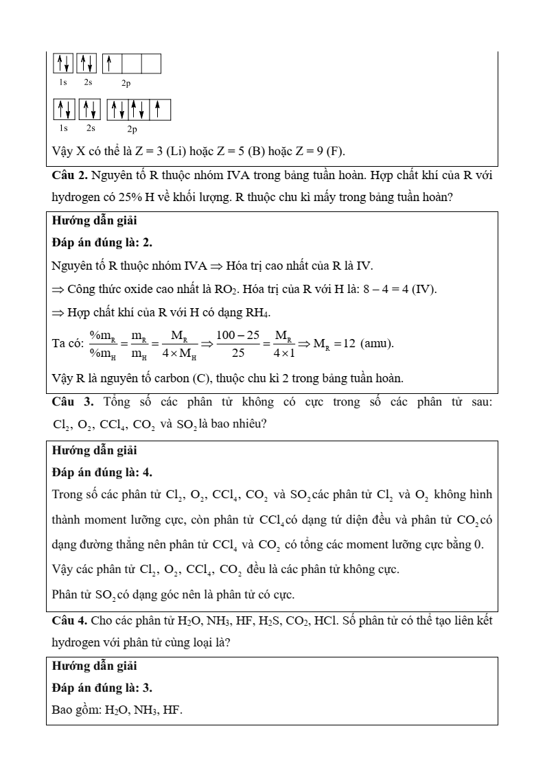 12 Đề thi Học kì 1 Hóa học 10 Chân trời sáng tạo năm 2025 (có đáp án)