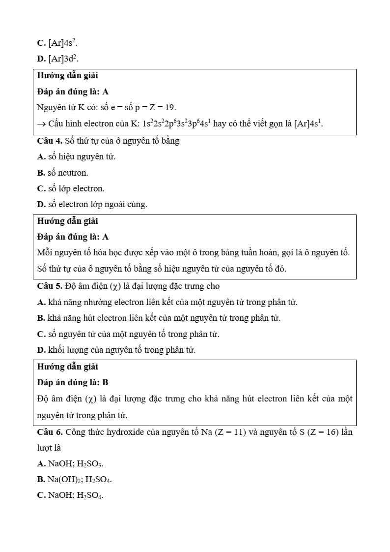 12 Đề thi Học kì 1 Hóa học 10 Kết nối tri thức năm 2025 (có đáp án)
