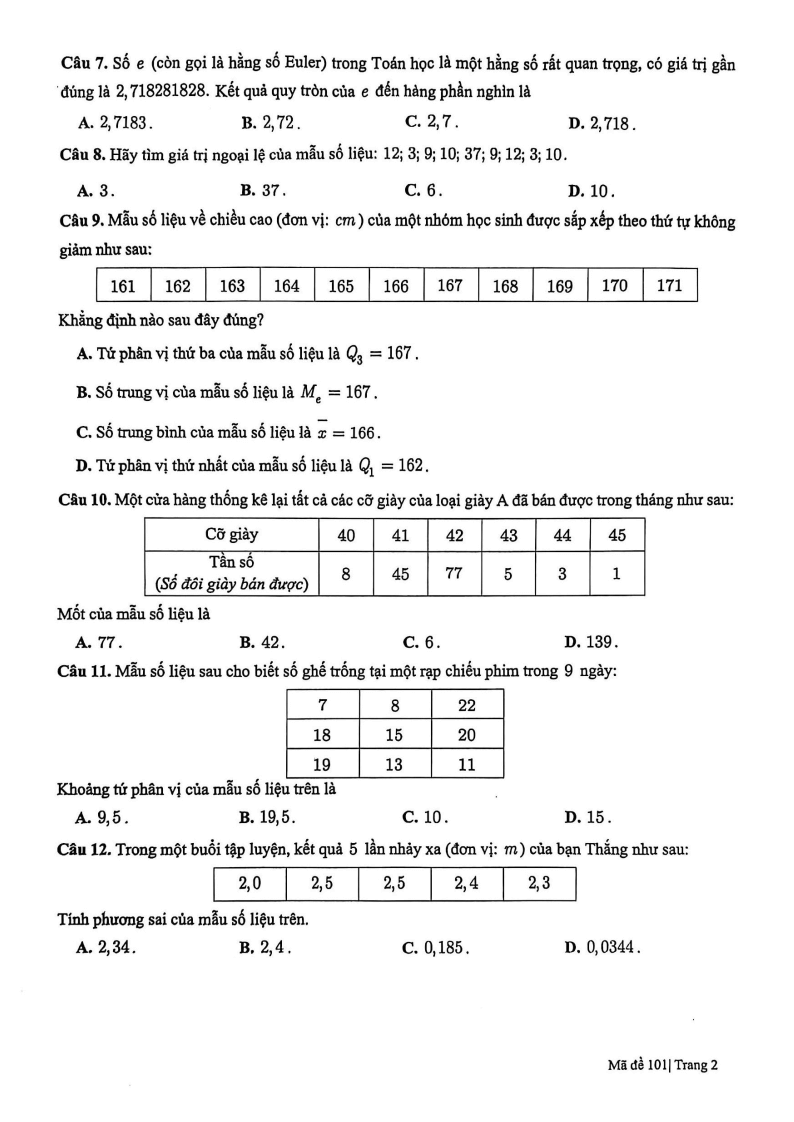 Đề thi Học kì 1 Toán 10 trường TH Thực hành Sài Gòn năm 2025-2026
