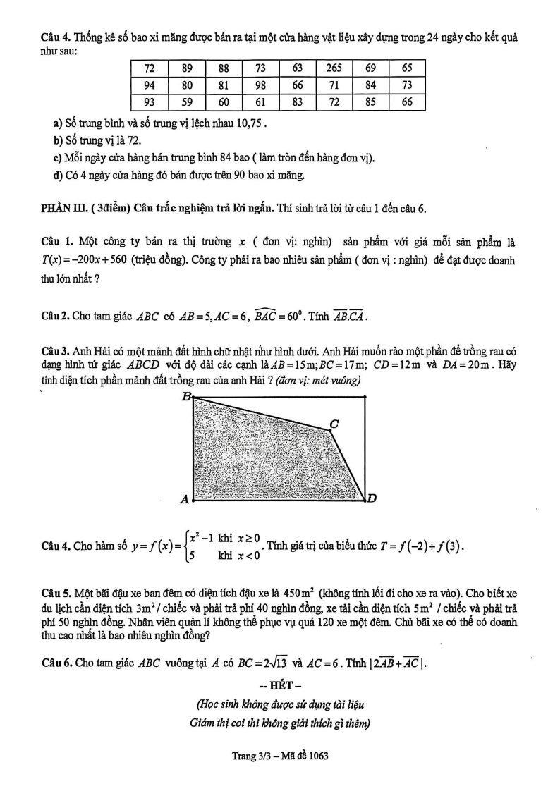 Đề thi Học kì 1 Toán 10 trường THPT Marie Curie năm 2025-2026