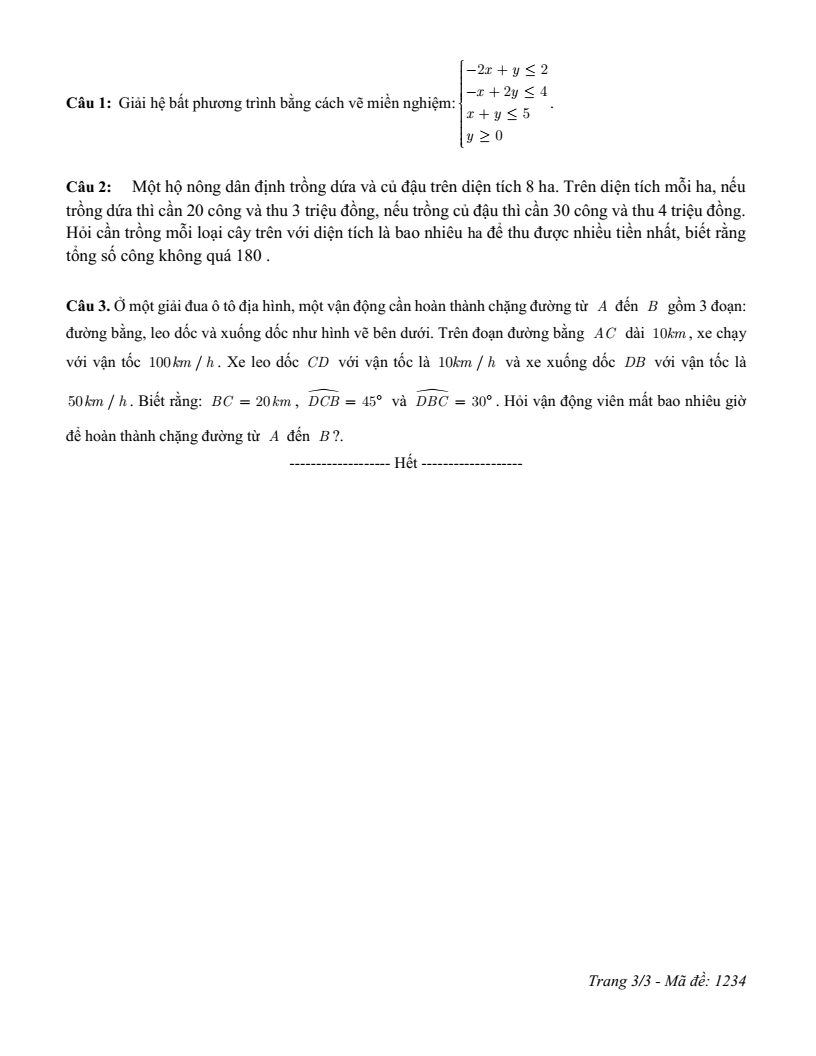 Đề thi Học kì 1 Toán 10 trường THPT Phùng Khắc Khoan năm 2025-2026