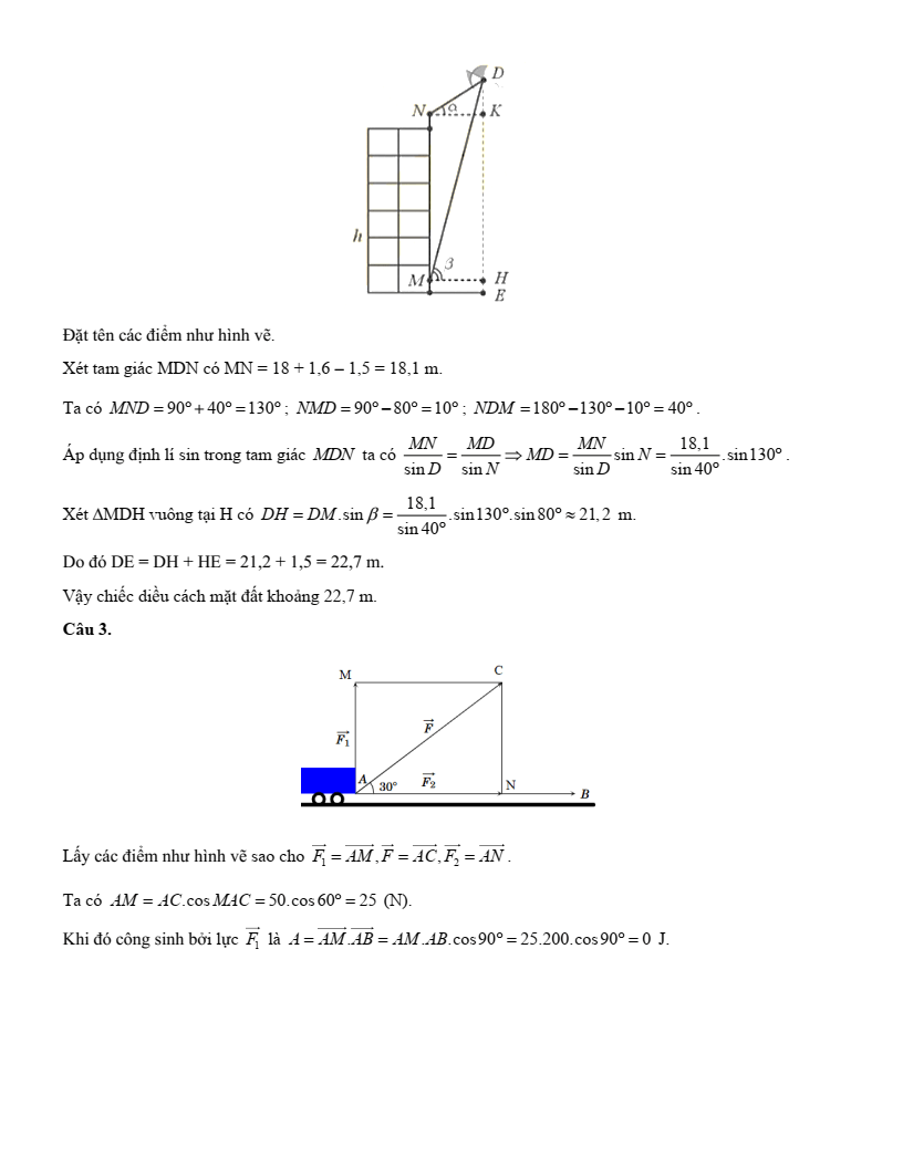 10 Đề thi Cuối kì 1 Toán 10 Cánh diều (có đáp án)