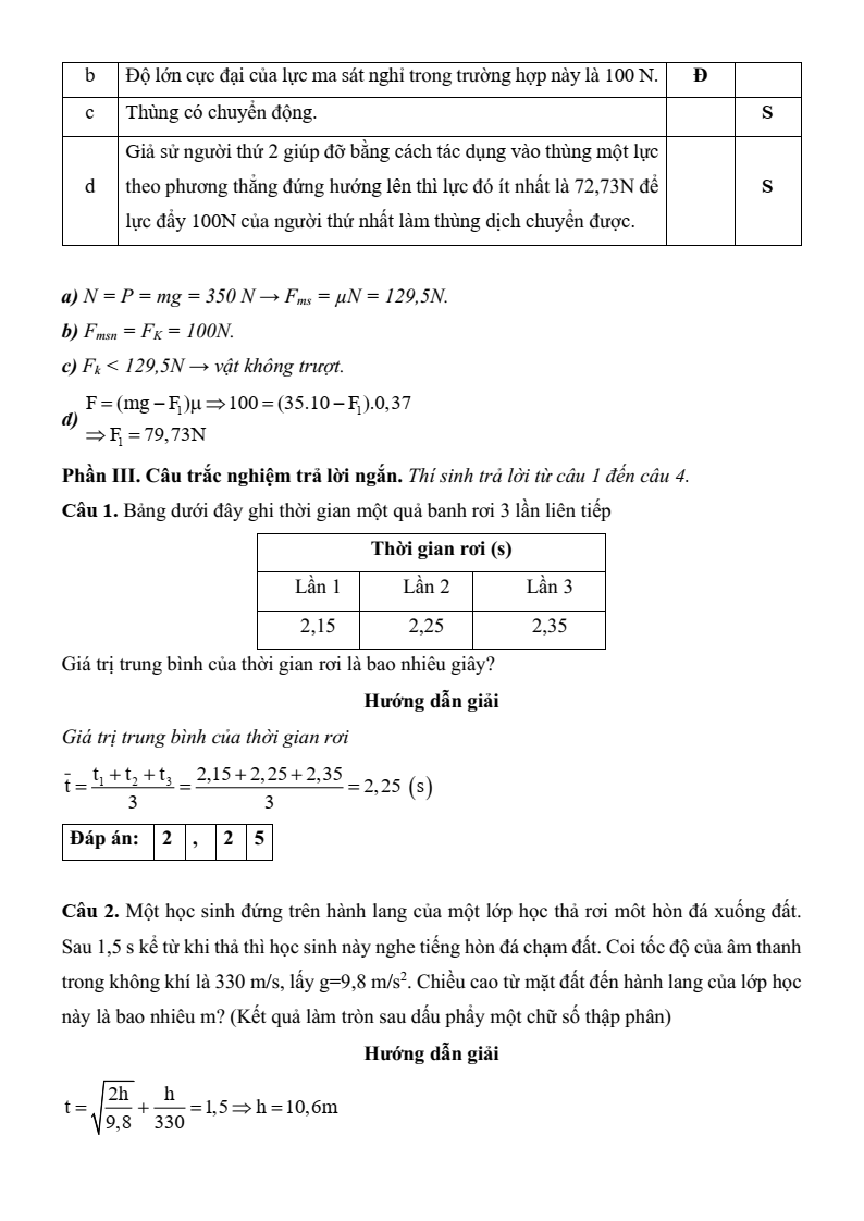 6 Đề thi Học kì 1 Vật Lí 10 Cánh diều năm 2025 (có đáp án)