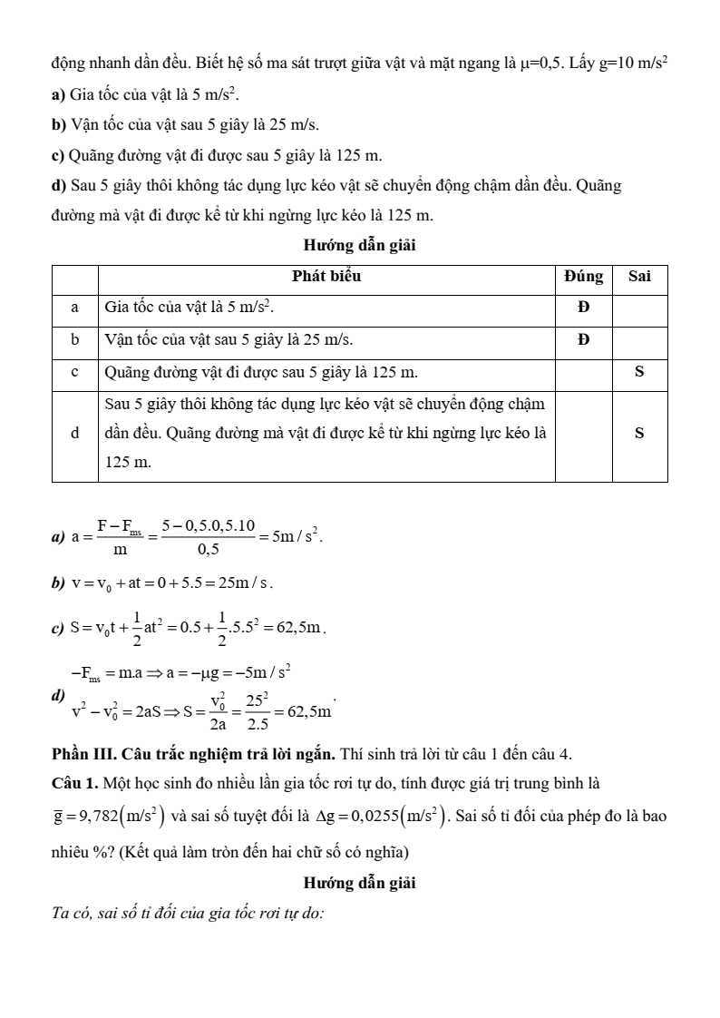 6 Đề thi Học kì 1 Vật Lí 10 Chân trời sáng tạo năm 2025 (có đáp án)
