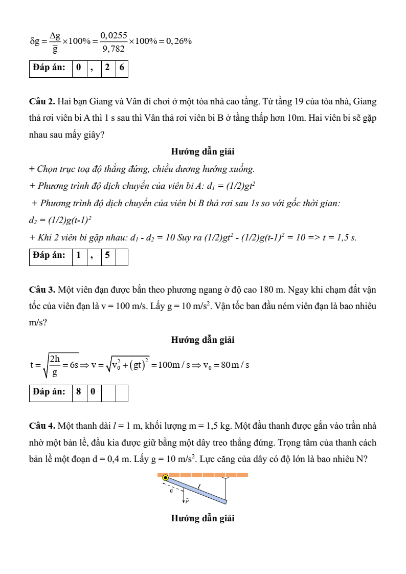 6 Đề thi Học kì 1 Vật Lí 10 Chân trời sáng tạo năm 2025 (có đáp án)