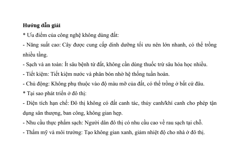 3 Đề thi Học kì 2 Công nghệ trồng trọt 10 Kết nối tri thức (có đáp án)