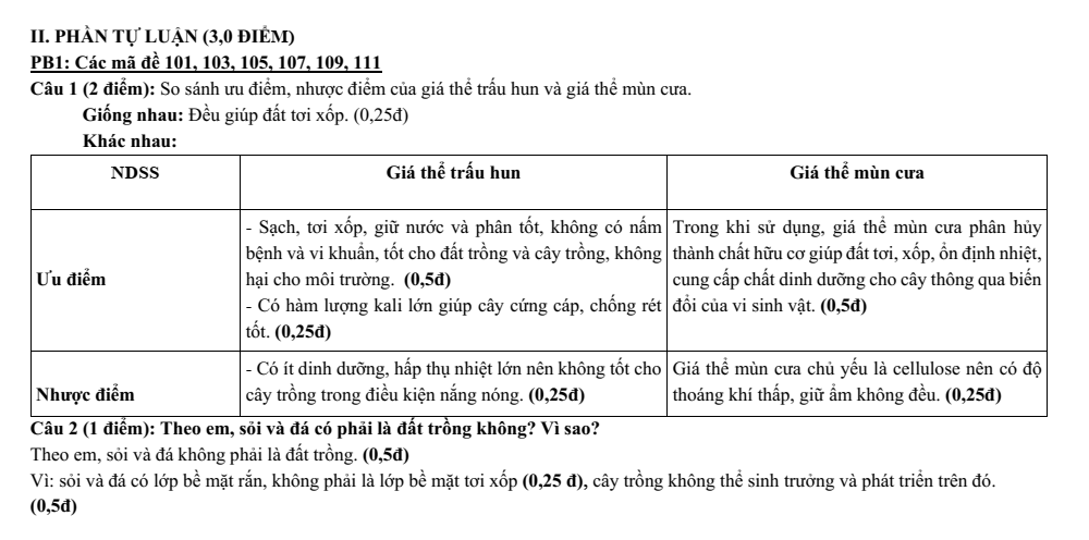 Đề thi Giữa kì 1 Công nghệ 10 năm 2024-2025 trường THPT Hồ Nghinh (Quảng Nam)