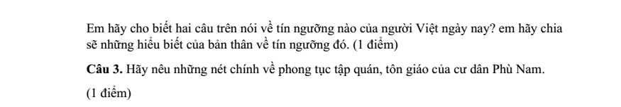 Đề thi Giữa kì 2 Lịch Sử 10 năm 2025-2026 trường THPT Xuyên Mộc (Tp.HCM)