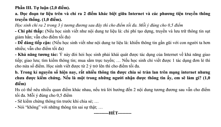 Đề thi Học kì 1 Lịch Sử 10 năm 2024-2025 Sở Nam Định
