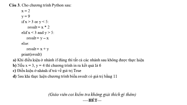 Đề thi Học kì 2 Tin học 10 năm 2025-2026 trường THPT Xuyên Mộc (Tp.HCM)