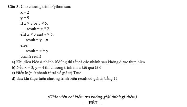 Đề thi Học kì 2 Tin học 10 năm 2025-2026 trường THPT Xuyên Mộc (Tp.HCM)