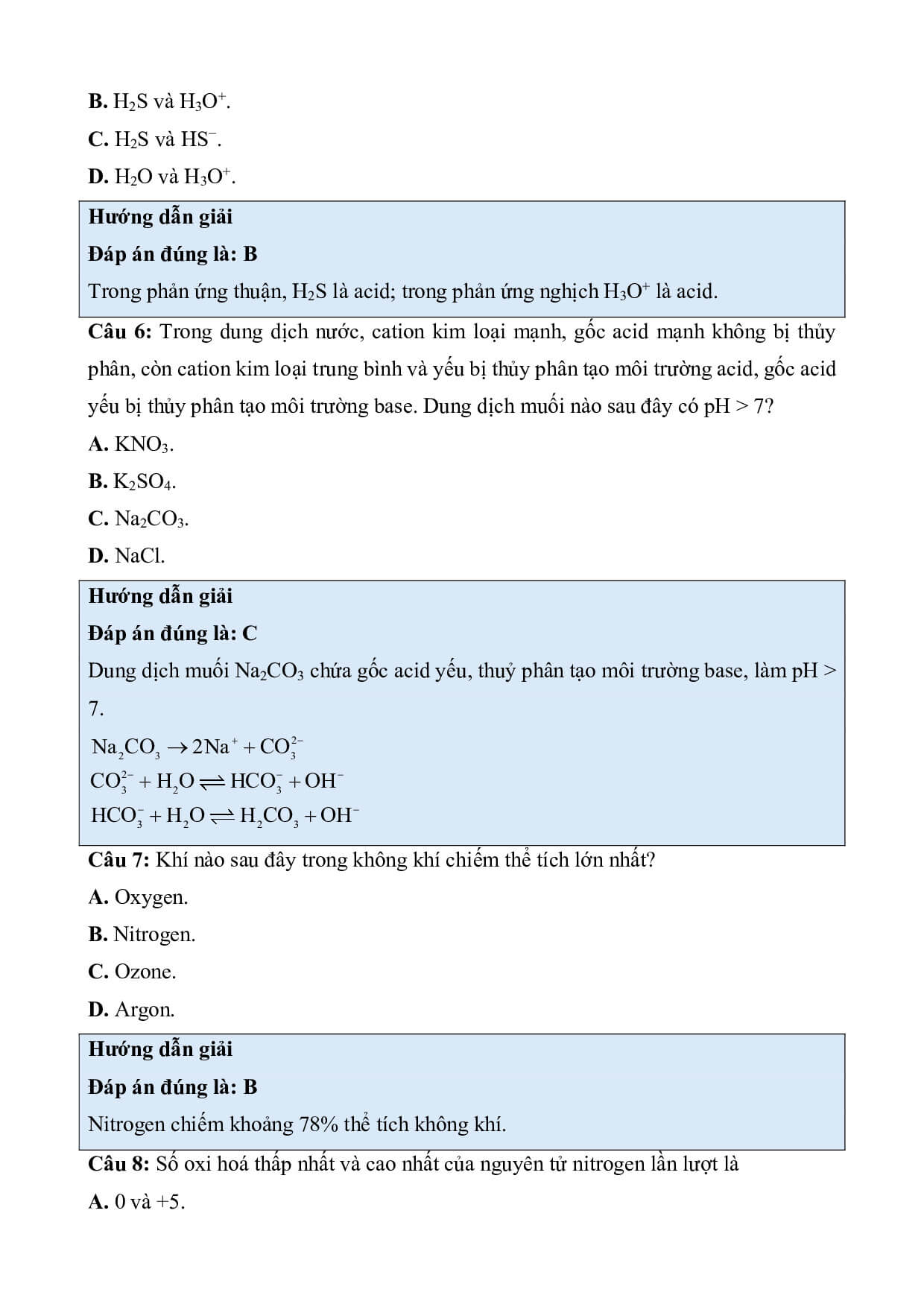8 Đề thi Giữa kì 1 Hoá học 11 Cánh diều (có đáp án, cấu trúc mới)