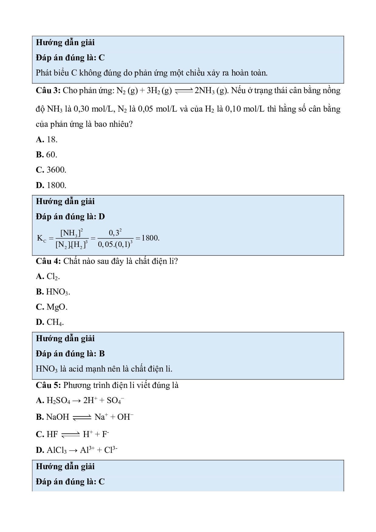 8 Đề thi Giữa kì 1 Hoá học 11 Kết nối tri thức (có đáp án, cấu trúc mới)